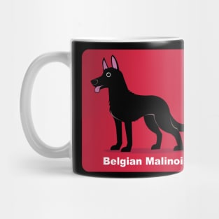 belgian malinois black Mug